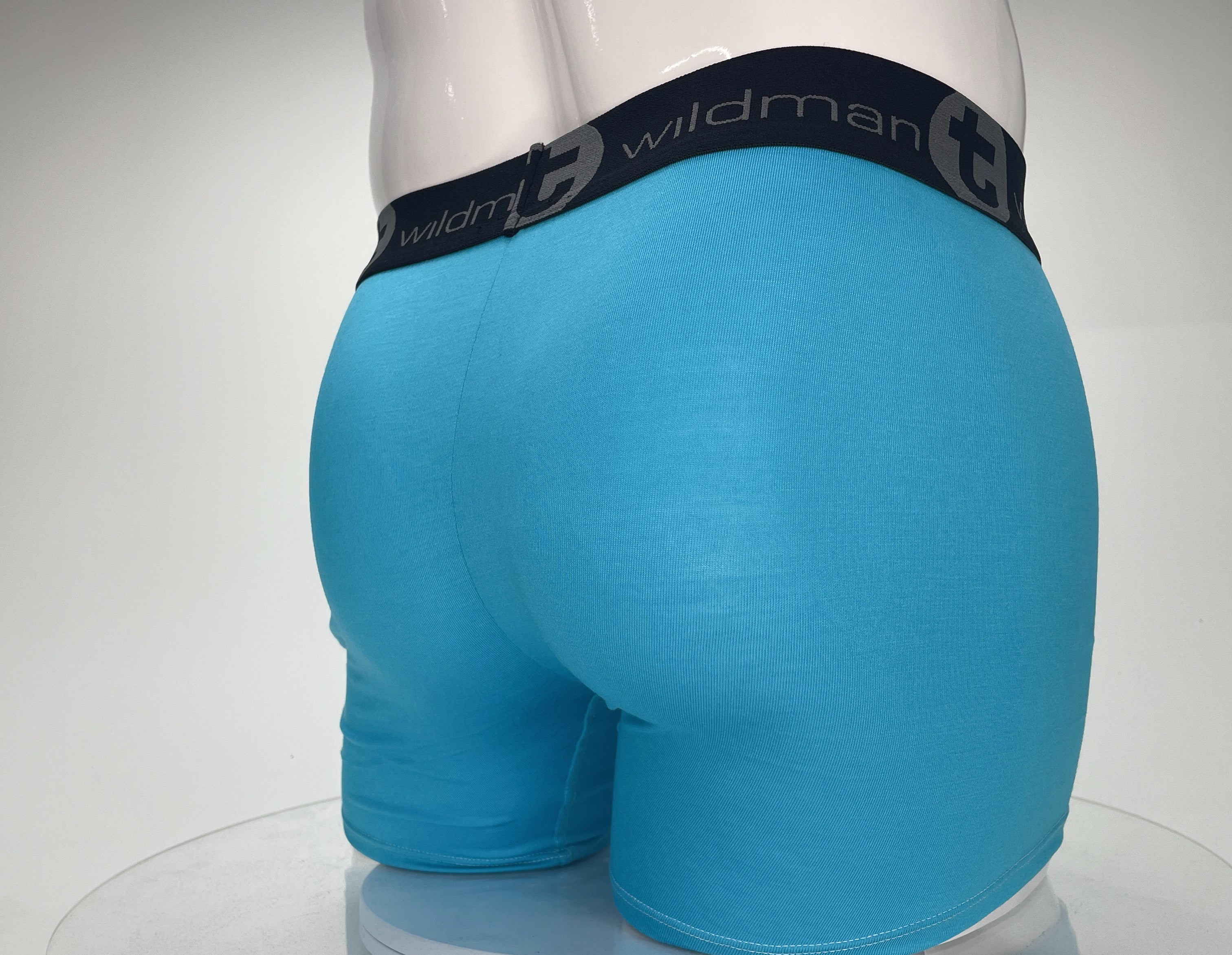 WildmanT Modal Monster Cock 5" Inseam Boxer Brief Baby Blue - EricSaloDesign.com