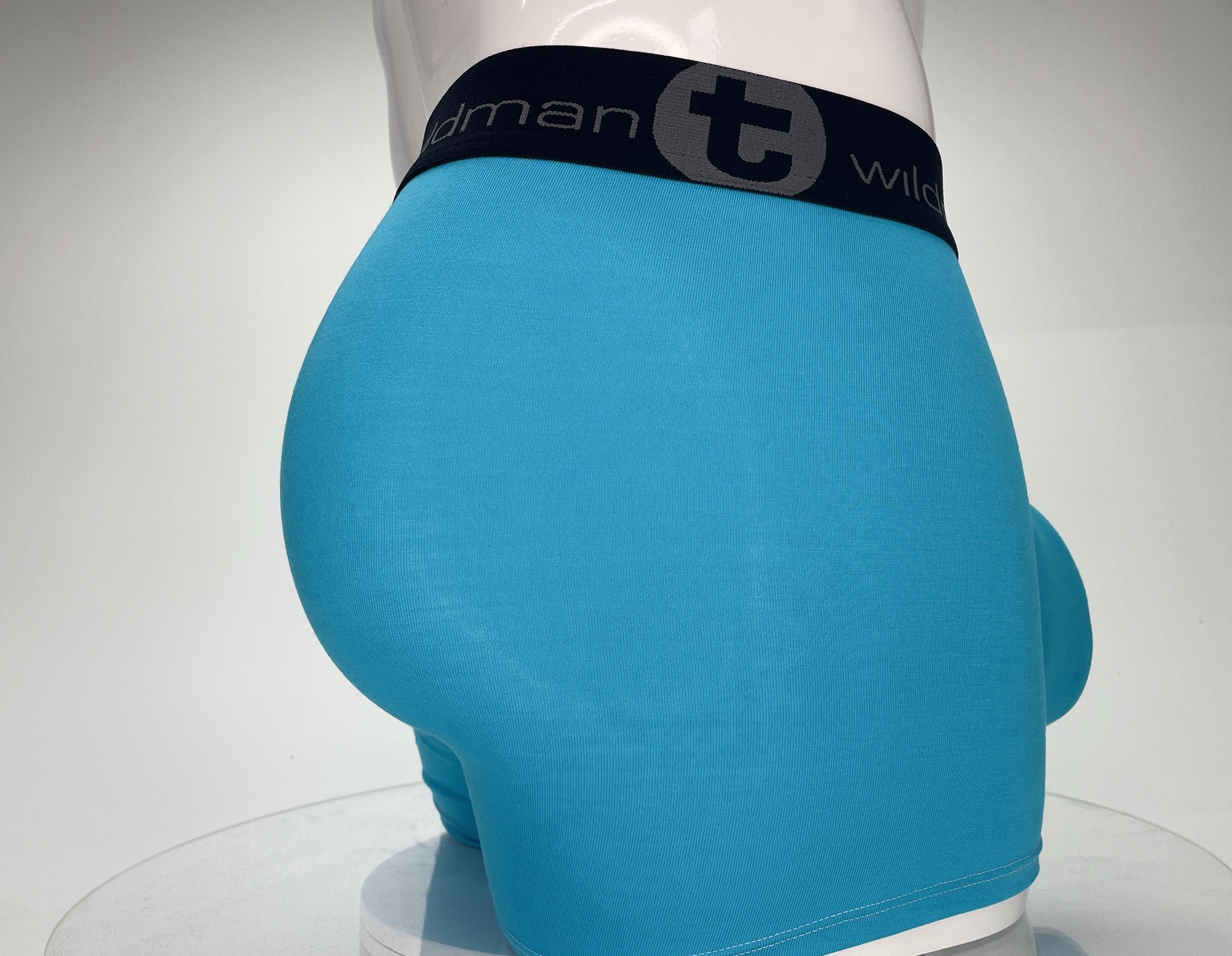 WildmanT Modal Monster Cock 5" Inseam Boxer Brief Baby Blue - EricSaloDesign.com