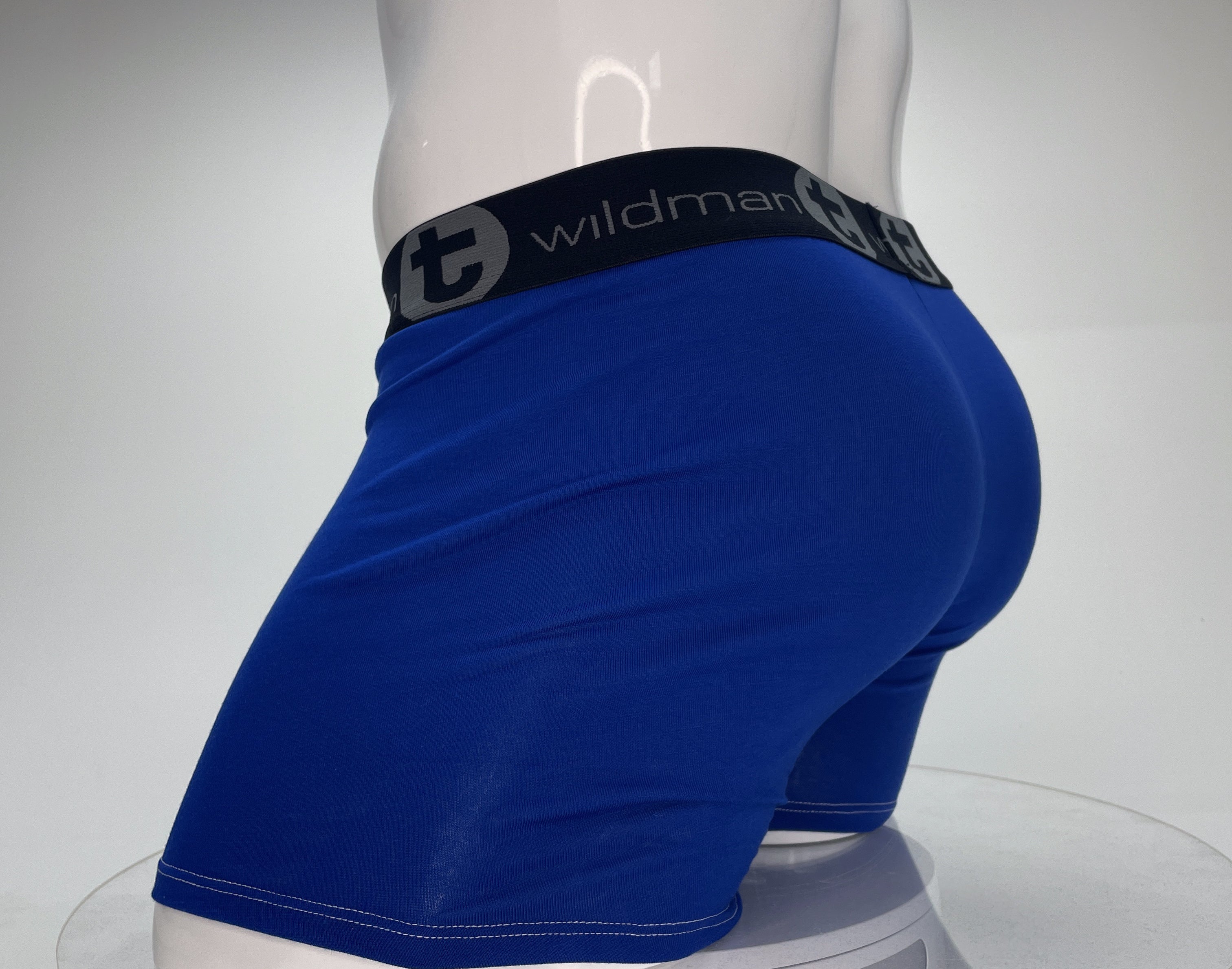 WildmanT Modal Monster Cock 5" Inseam Boxer Brief Royal Blue - EricSaloDesign.com