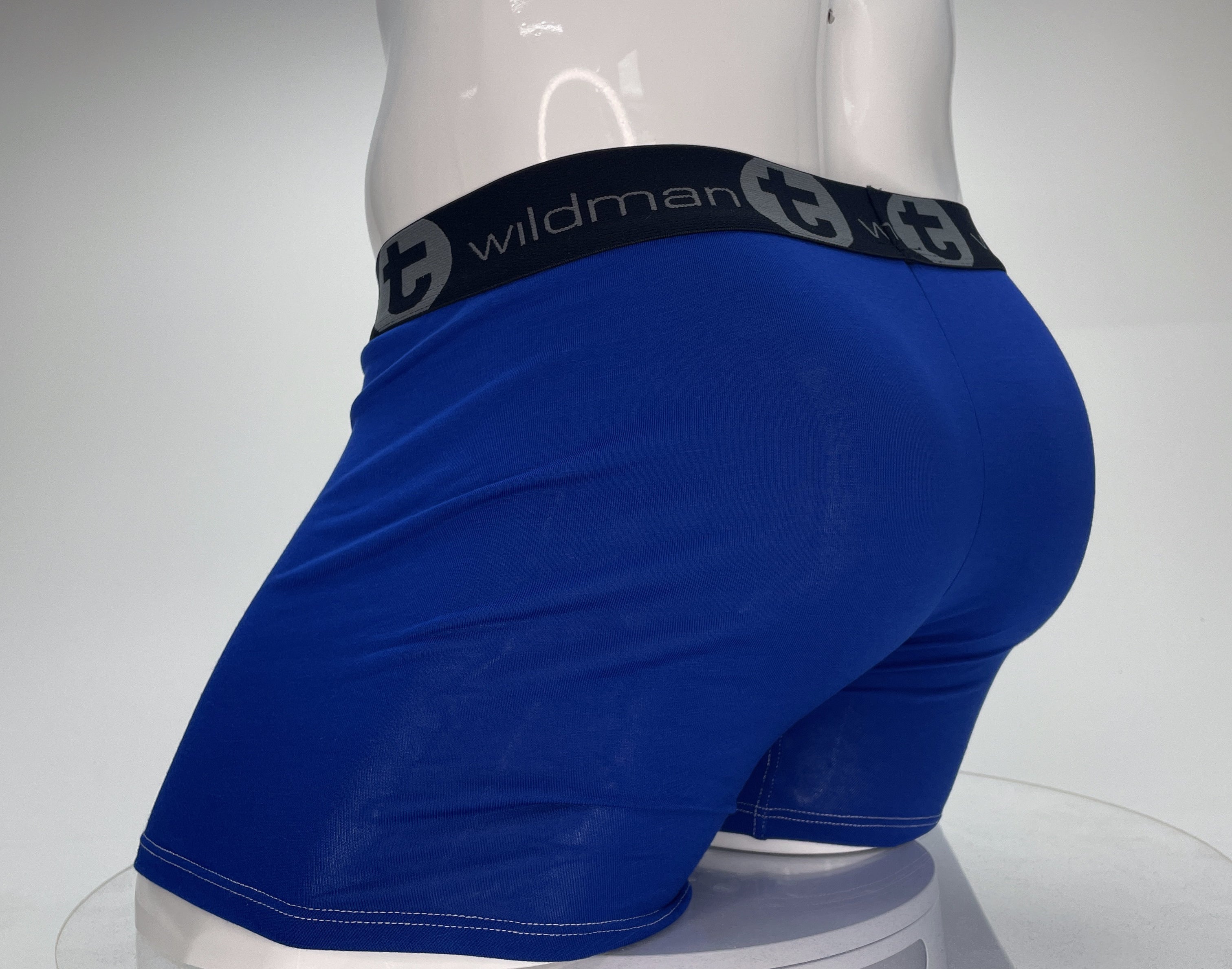 WildmanT Modal Monster Cock 5" Inseam Boxer Brief Royal Blue - EricSaloDesign.com