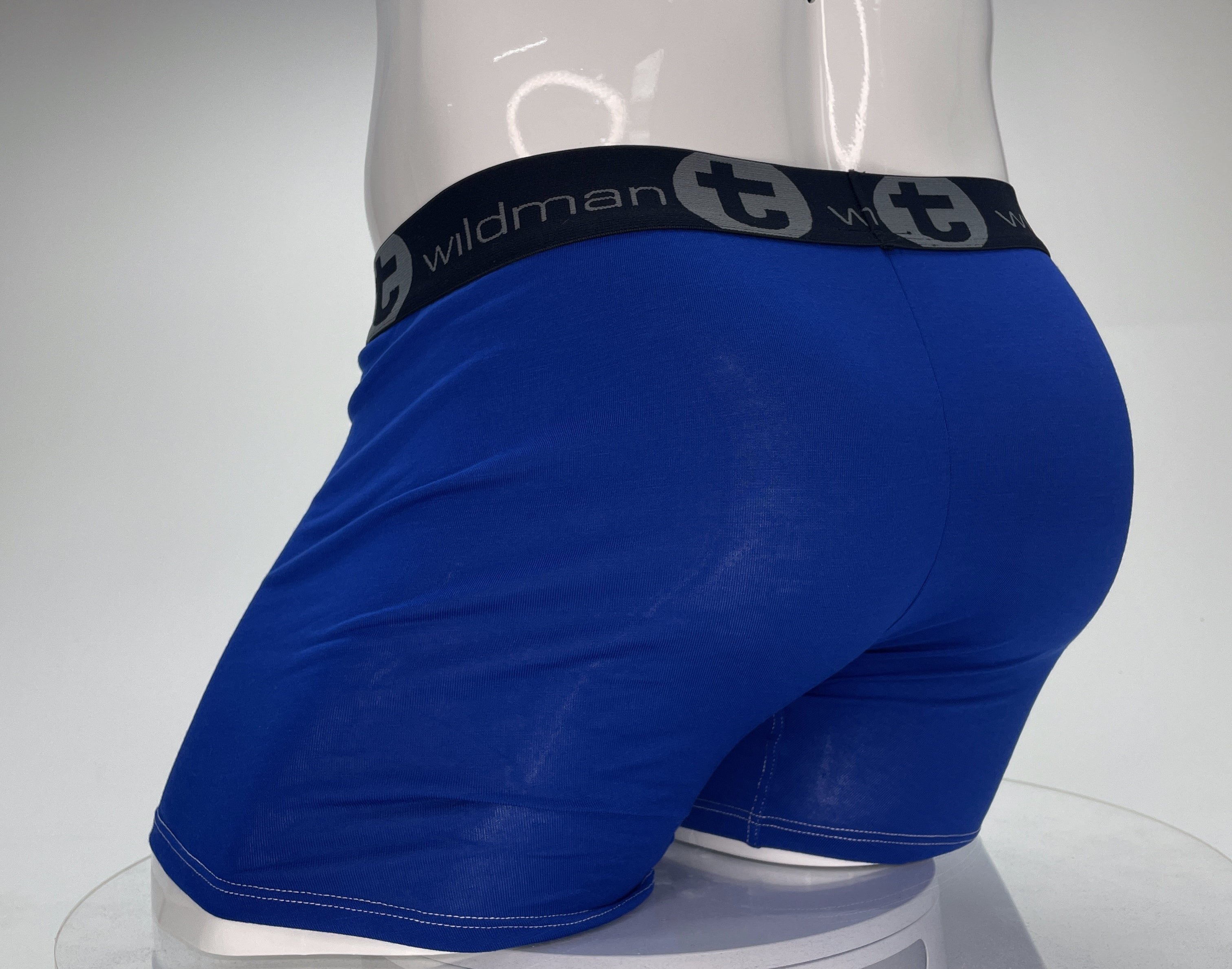 WildmanT Modal Monster Cock 5" Inseam Boxer Brief Royal Blue - EricSaloDesign.com