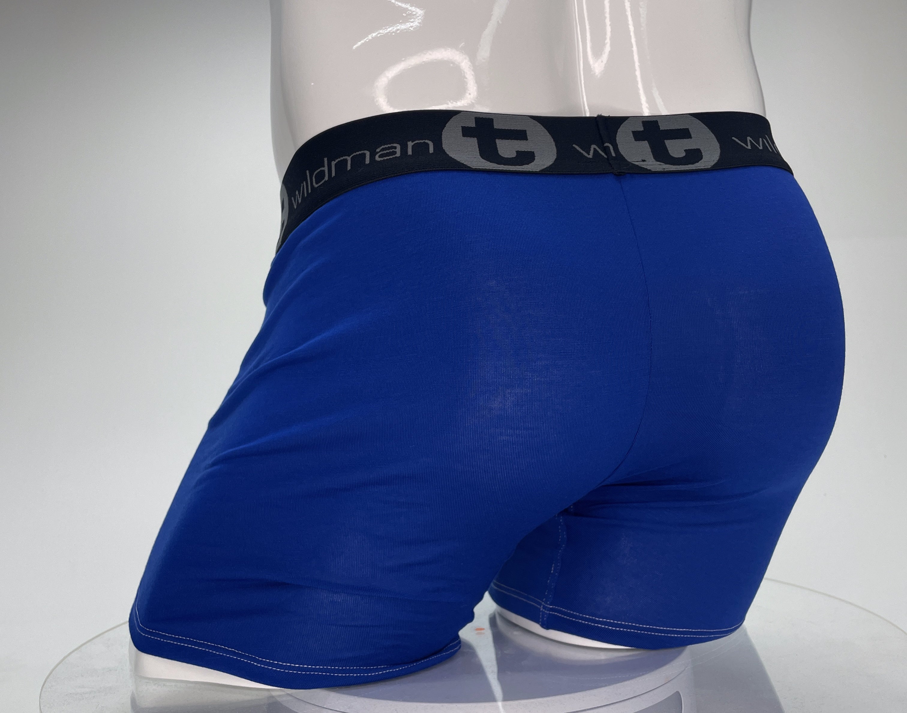 WildmanT Modal Monster Cock 5" Inseam Boxer Brief Royal Blue - EricSaloDesign.com