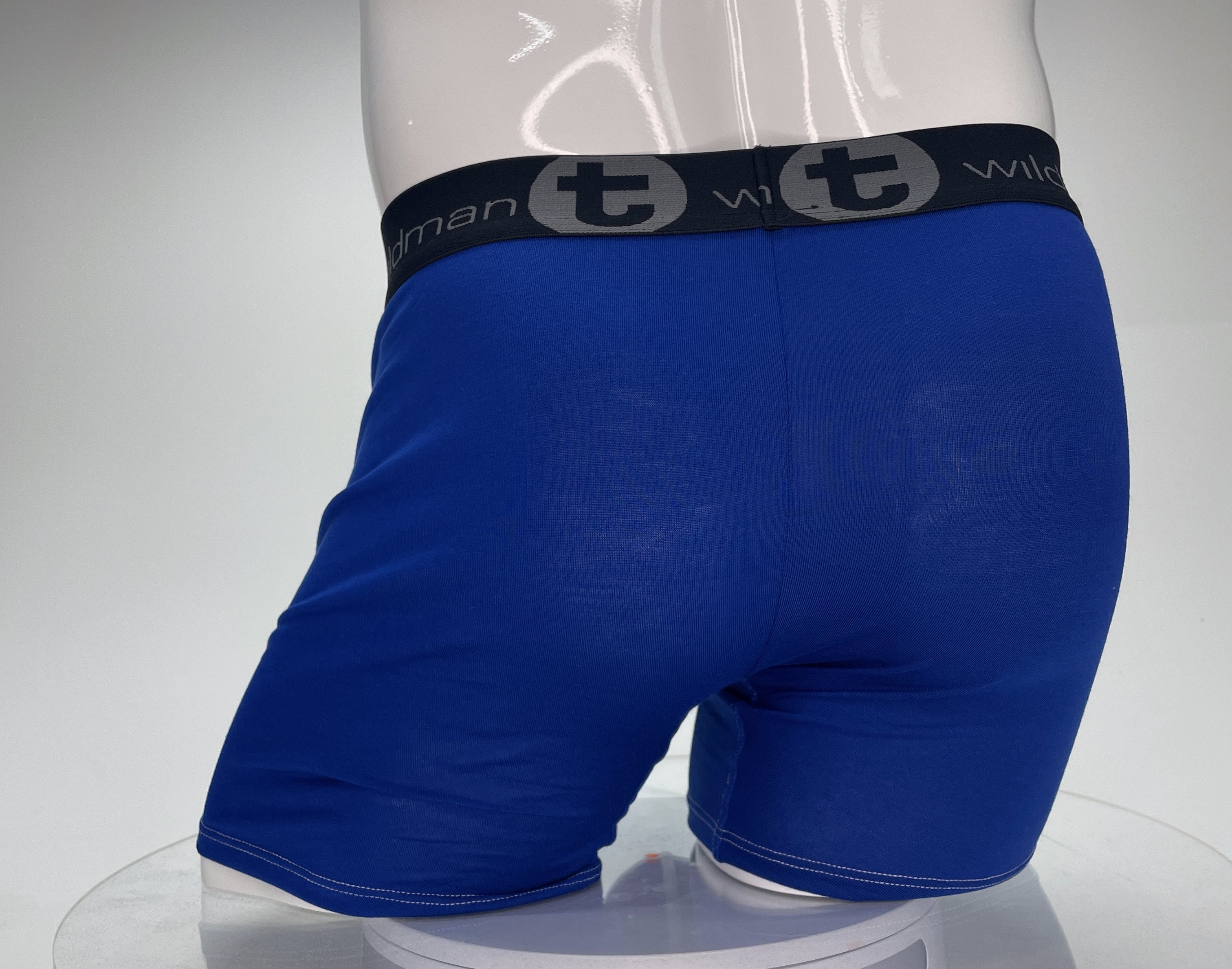 WildmanT Modal Monster Cock 5" Inseam Boxer Brief Royal Blue - EricSaloDesign.com