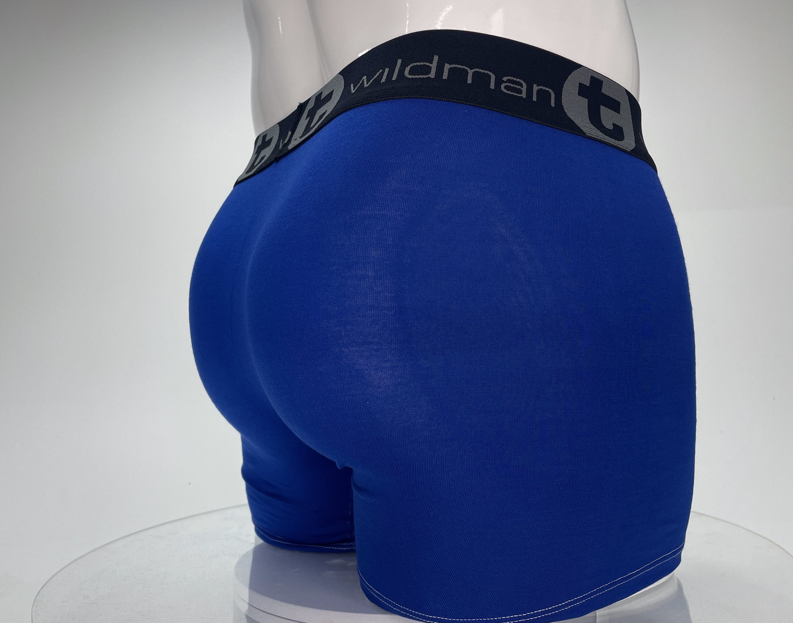 WildmanT Modal Monster Cock 5" Inseam Boxer Brief Royal Blue - EricSaloDesign.com