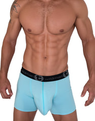 WildmanT Cotton Monster Cock 5" Inseam Boxer Brief Light Blue