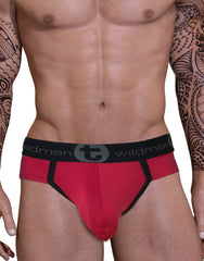 WildmanT Red Big Boy Pouch Brief - EricSaloDesign.com