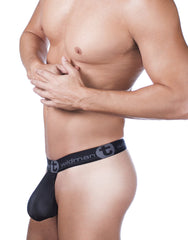 WildmanT Big Boy Jock Strapless Mesh Pouch Black - EricSaloDesign.com