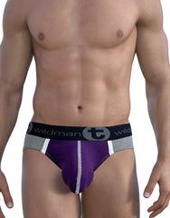 WildmanT Modal Big Boy Pouch Brief Purple - EricSaloDesign.com