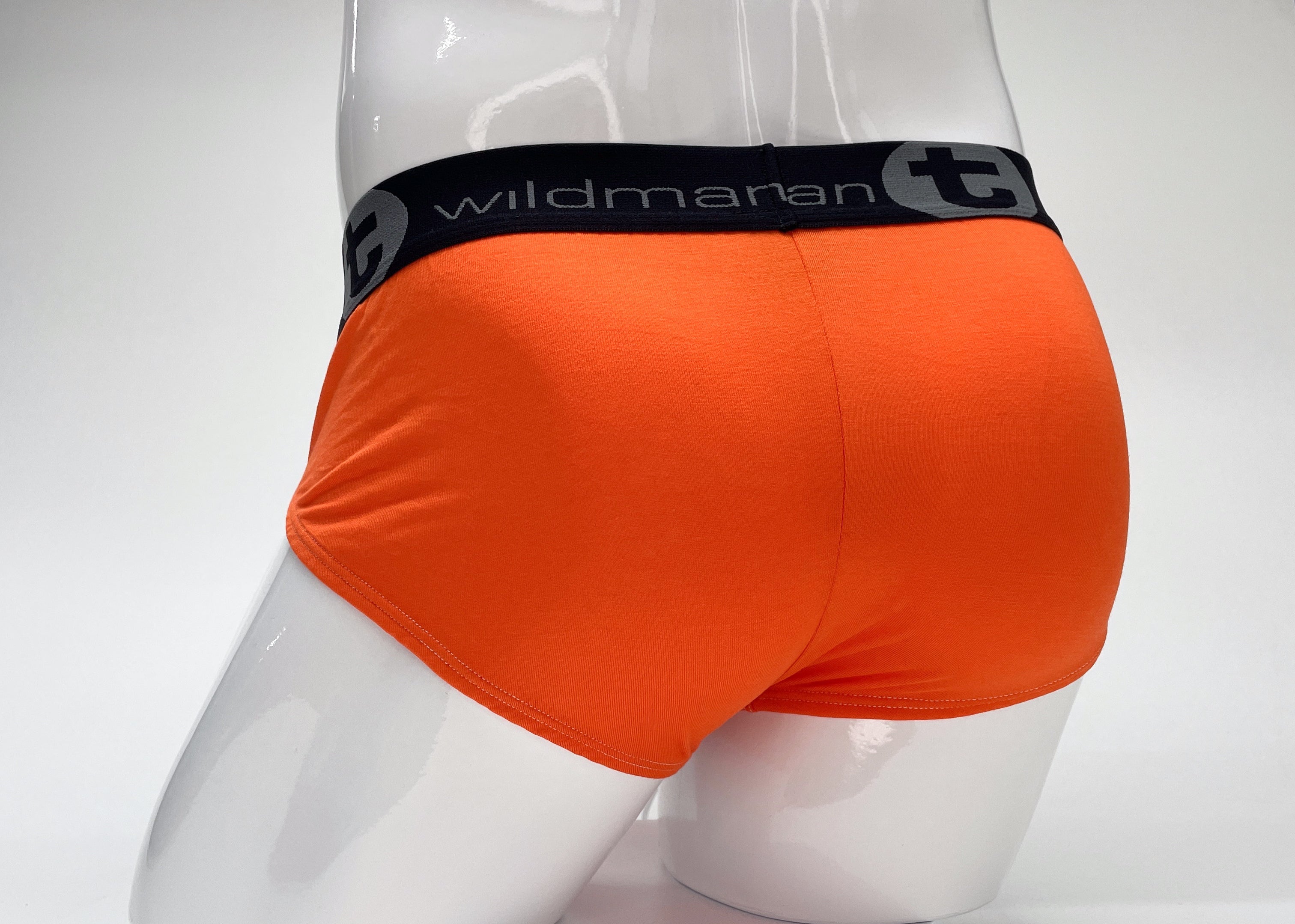 WildmanT Modal Big Boy Pouch Brief Orange - EricSaloDesign.com