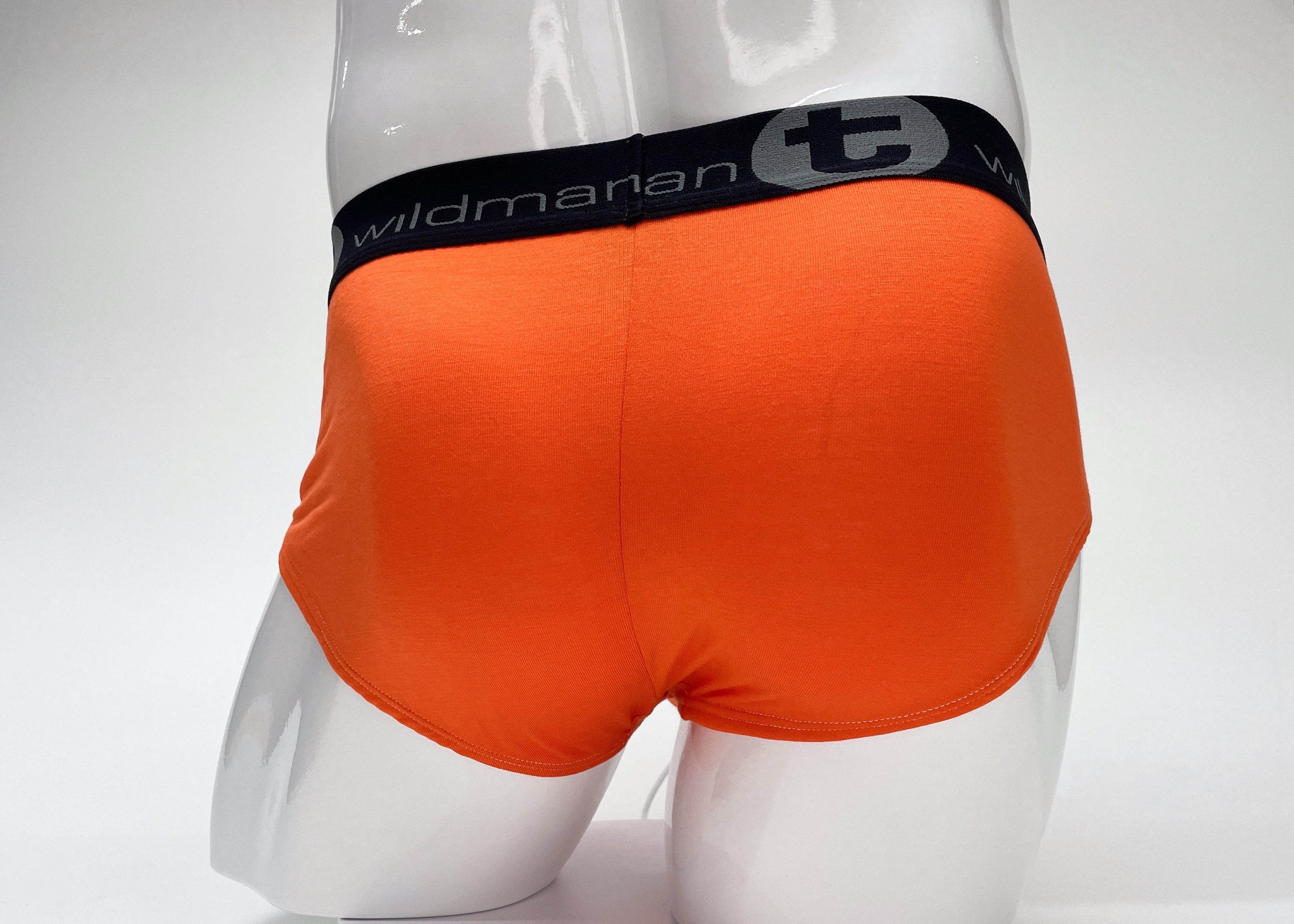 WildmanT Modal Big Boy Pouch Brief Orange - EricSaloDesign.com