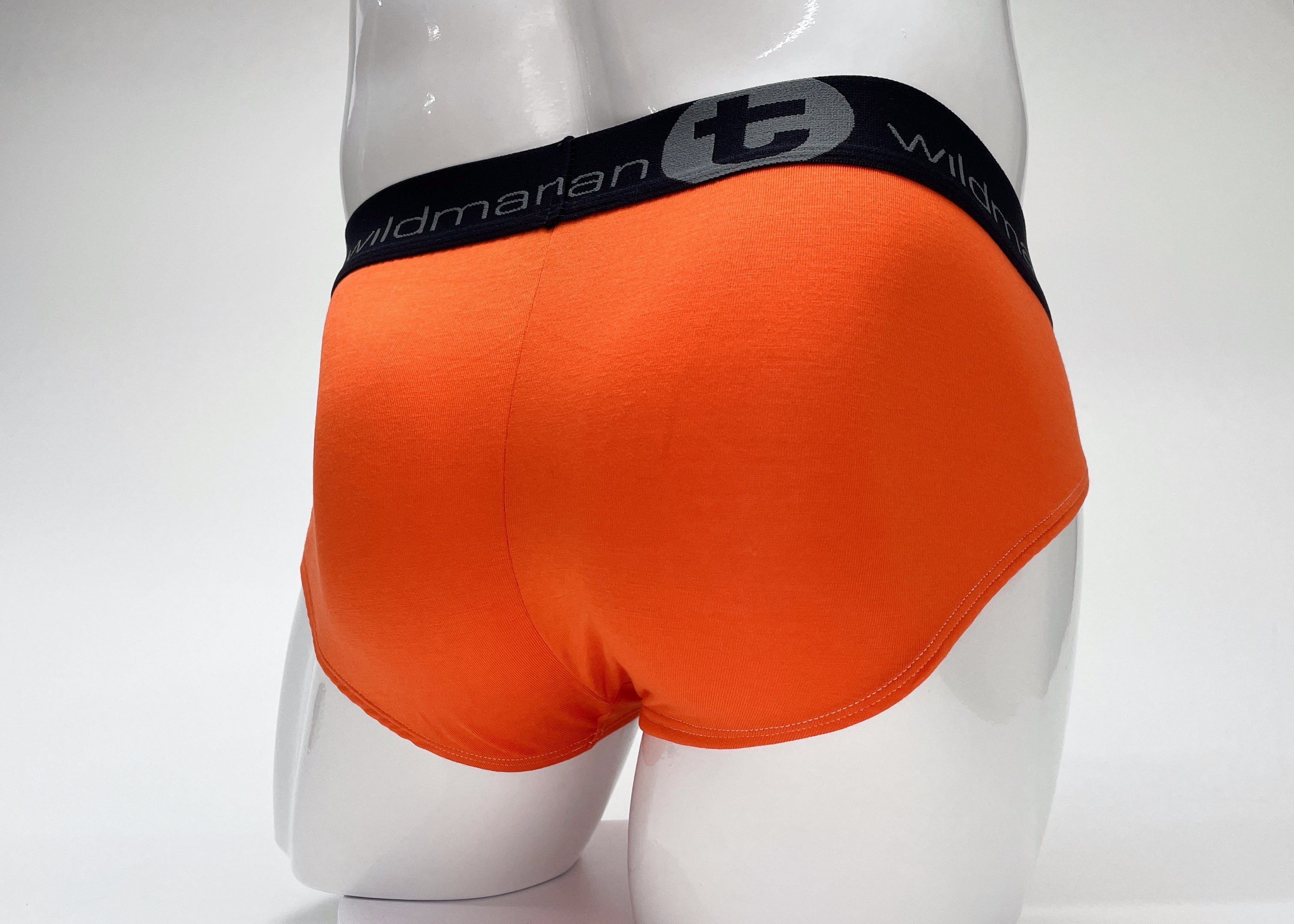 WildmanT Modal Big Boy Pouch Brief Orange - EricSaloDesign.com