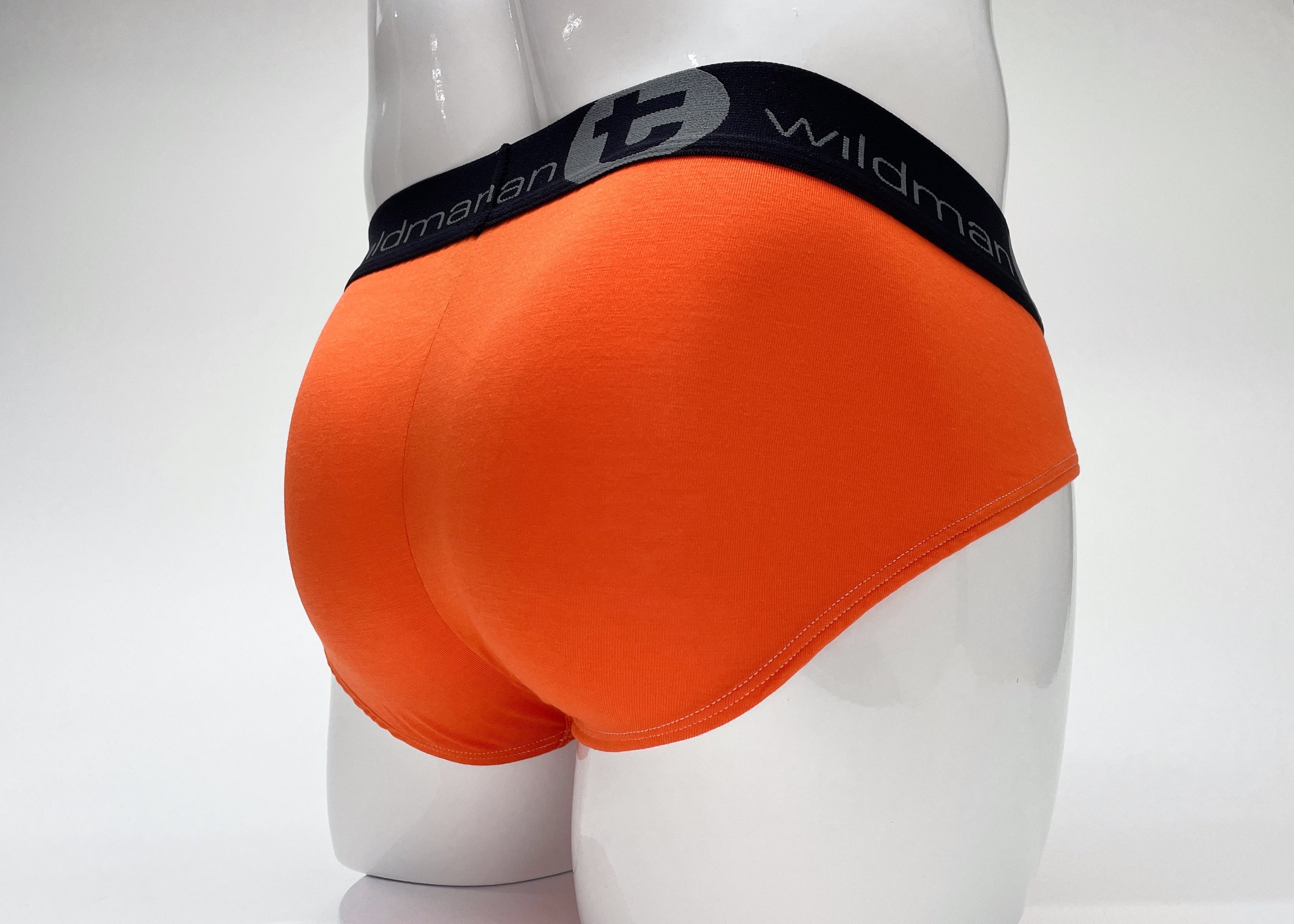 WildmanT Modal Big Boy Pouch Brief Orange - EricSaloDesign.com