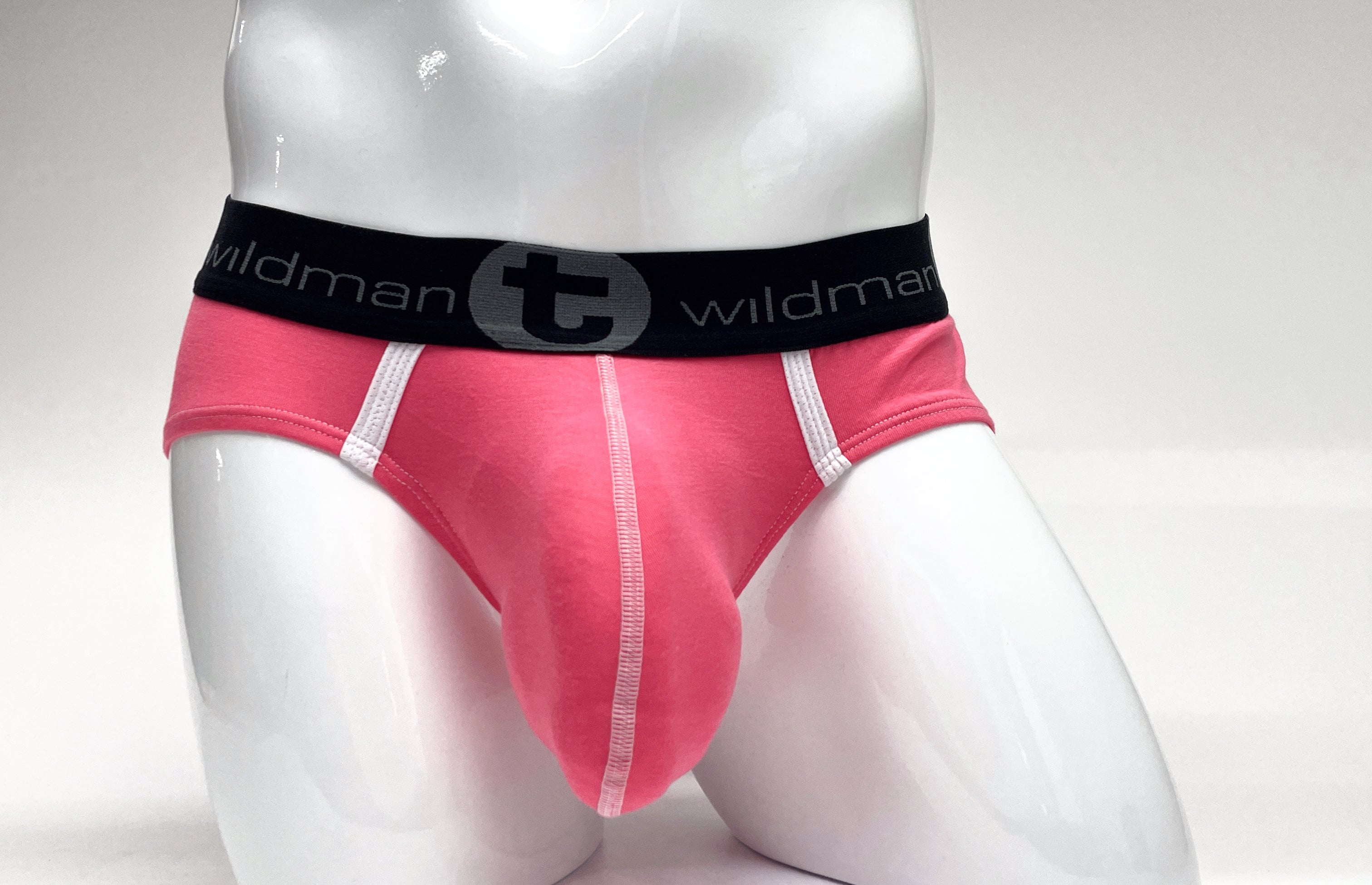 WildmanT Modal Big Boy Pouch Brief Pink - EricSaloDesign.com