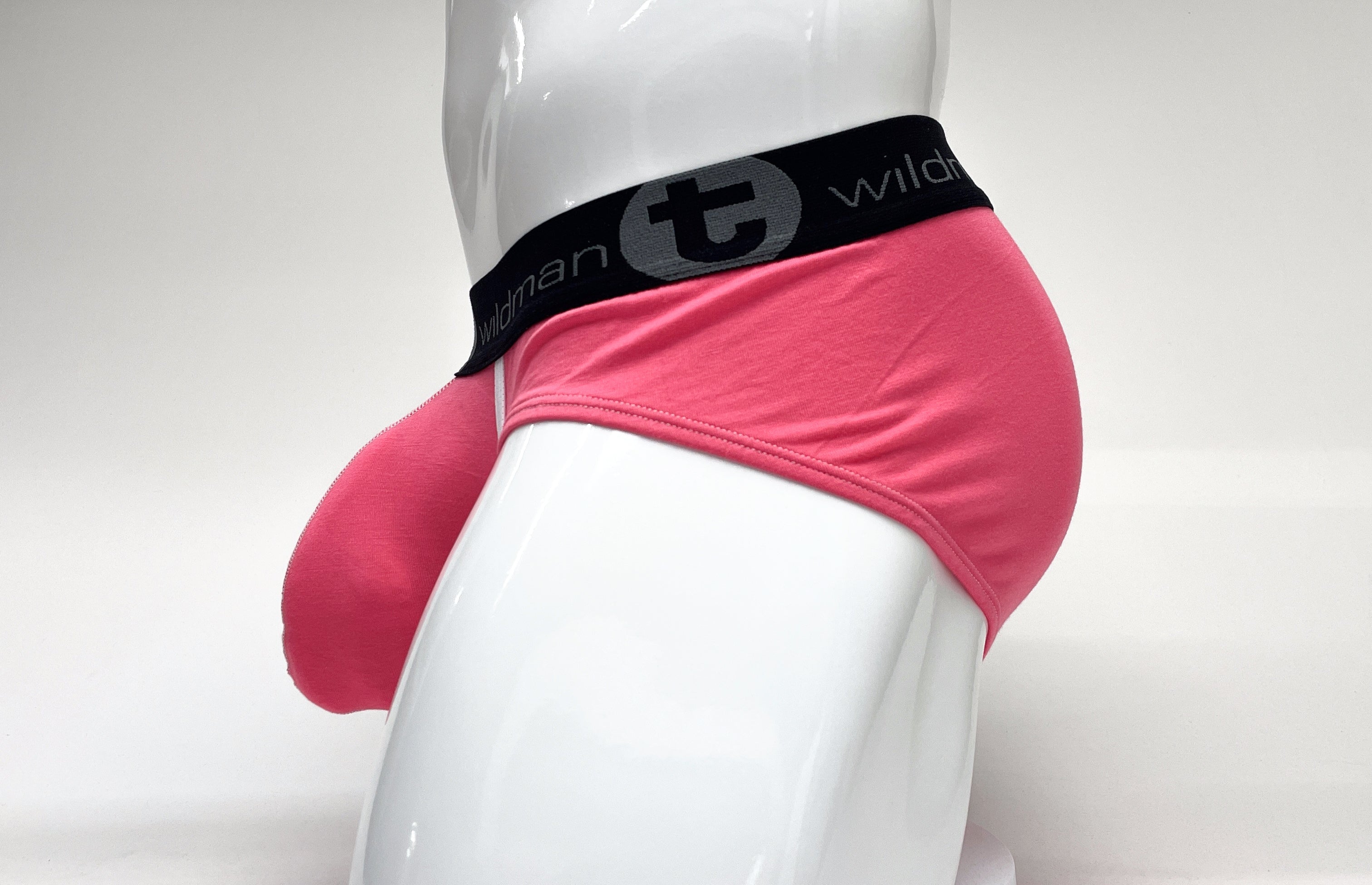 WildmanT Modal Big Boy Pouch Brief Pink - EricSaloDesign.com