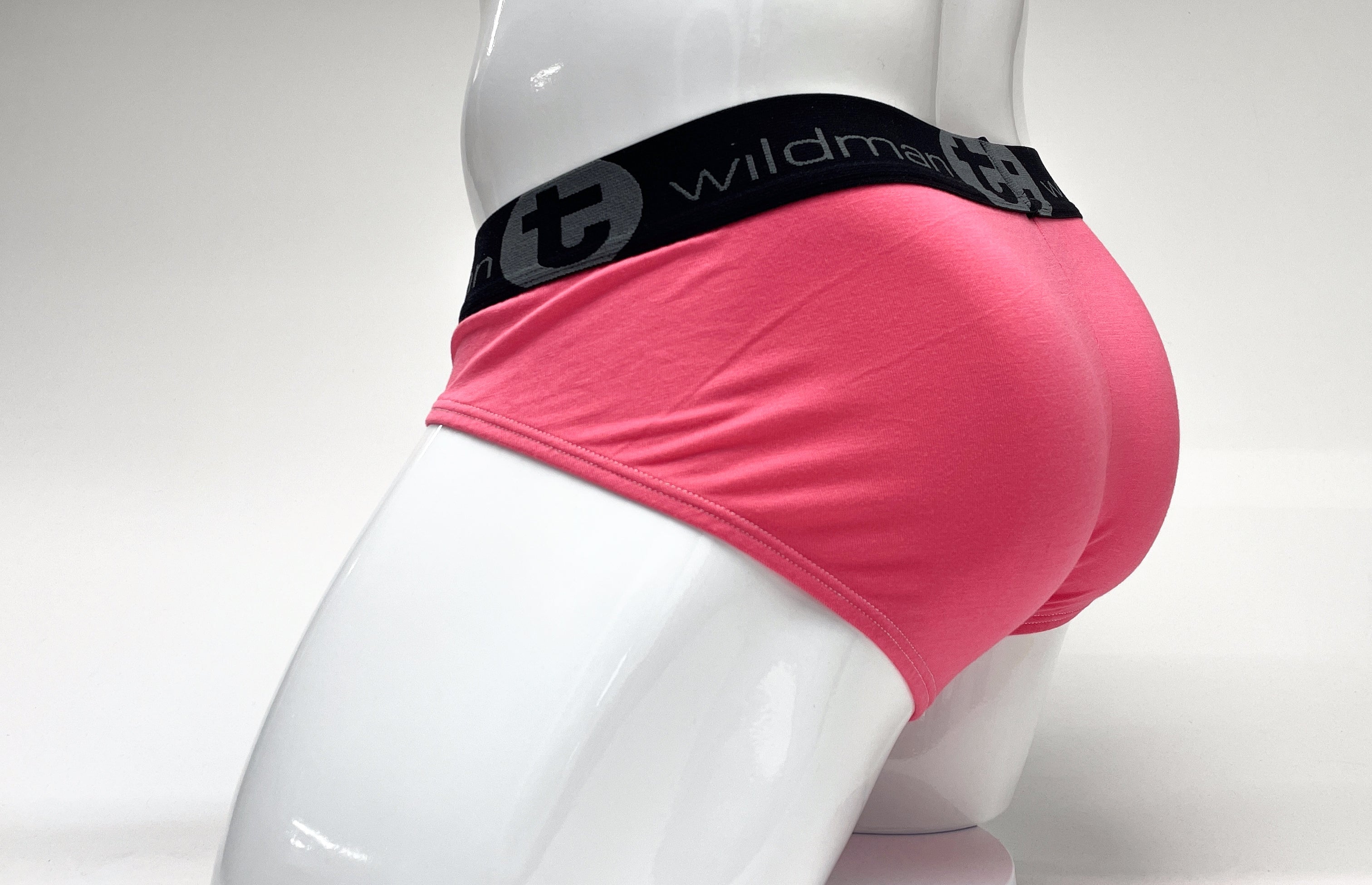 WildmanT Modal Big Boy Pouch Brief Pink - EricSaloDesign.com