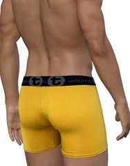 WildmanT Modal Big Boy Pouch 5" Inseam Boxer Brief Gold - EricSaloDesign.com