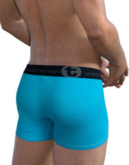 WildmanT Modal Big Boy Pouch 5" Inseam Boxer Brief Baby Blue - EricSaloDesign.com