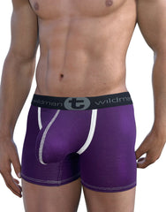 WildmanT Modal Big Boy Pouch 5" Inseam Boxer Brief Purple - EricSaloDesign.com