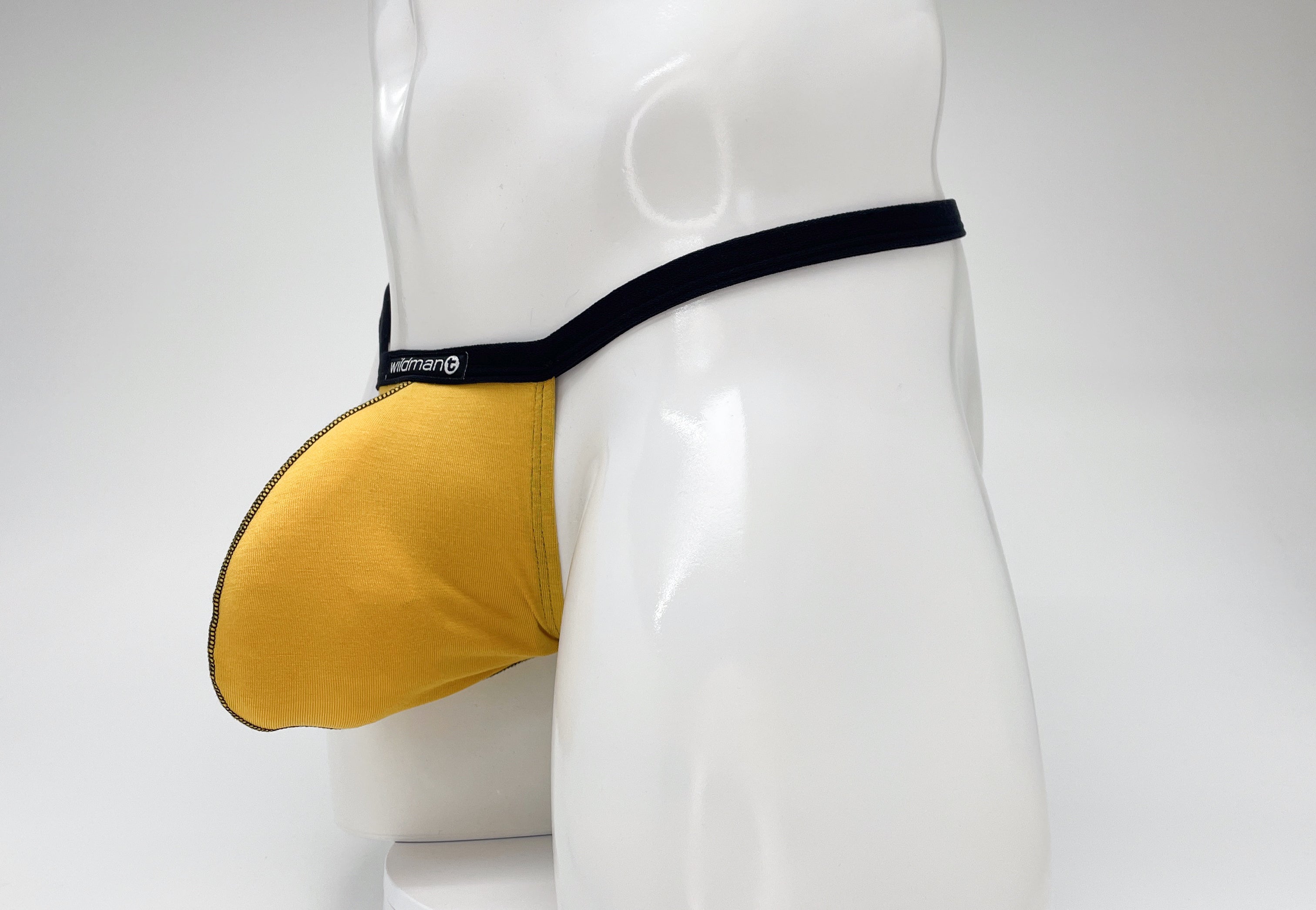 WildmanT Modal Micro Thong Big Boy Pouch Gold - EricSaloDesign.com