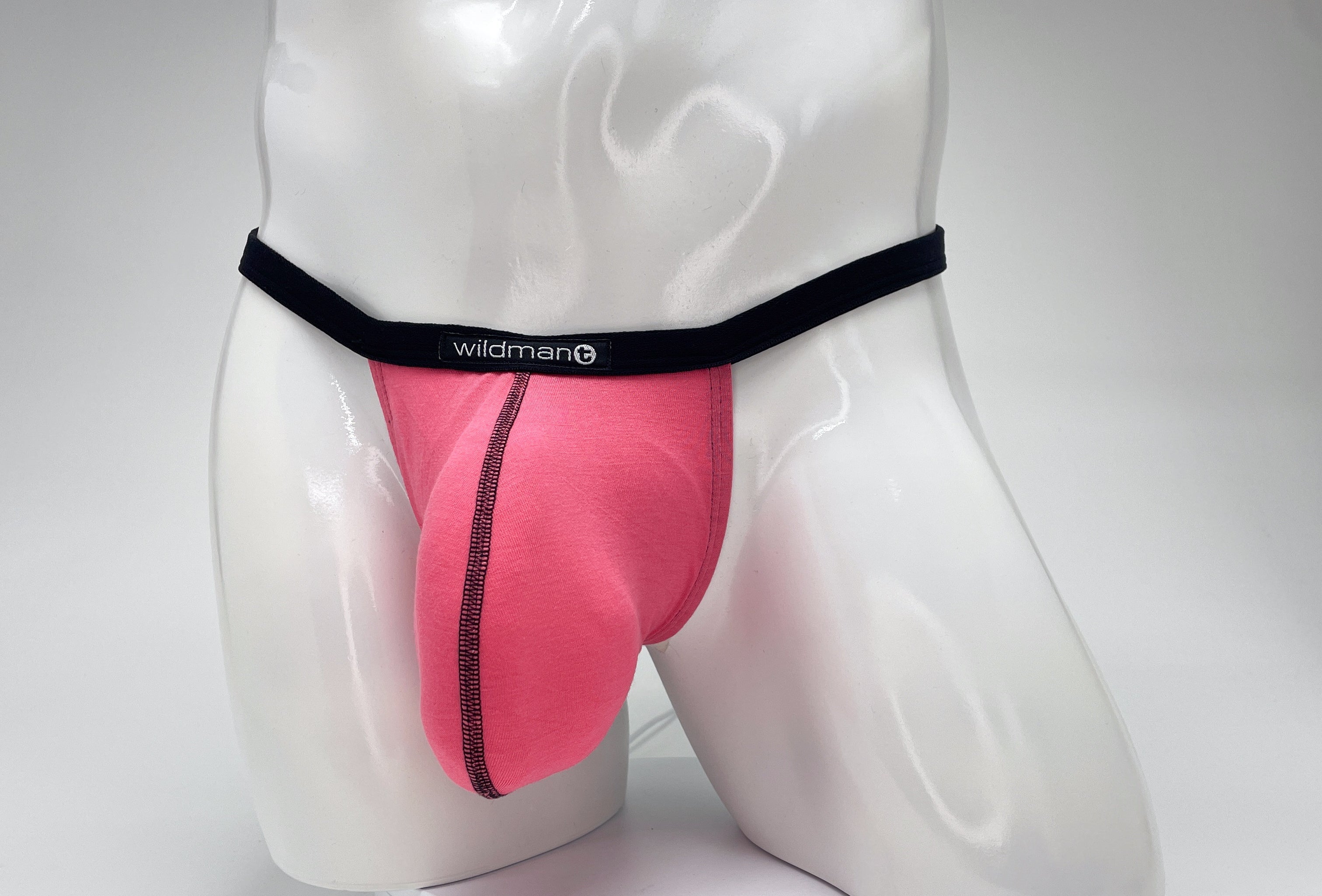 WildmanT Modal Micro Thong Big Boy Pouch Pink - EricSaloDesign.com