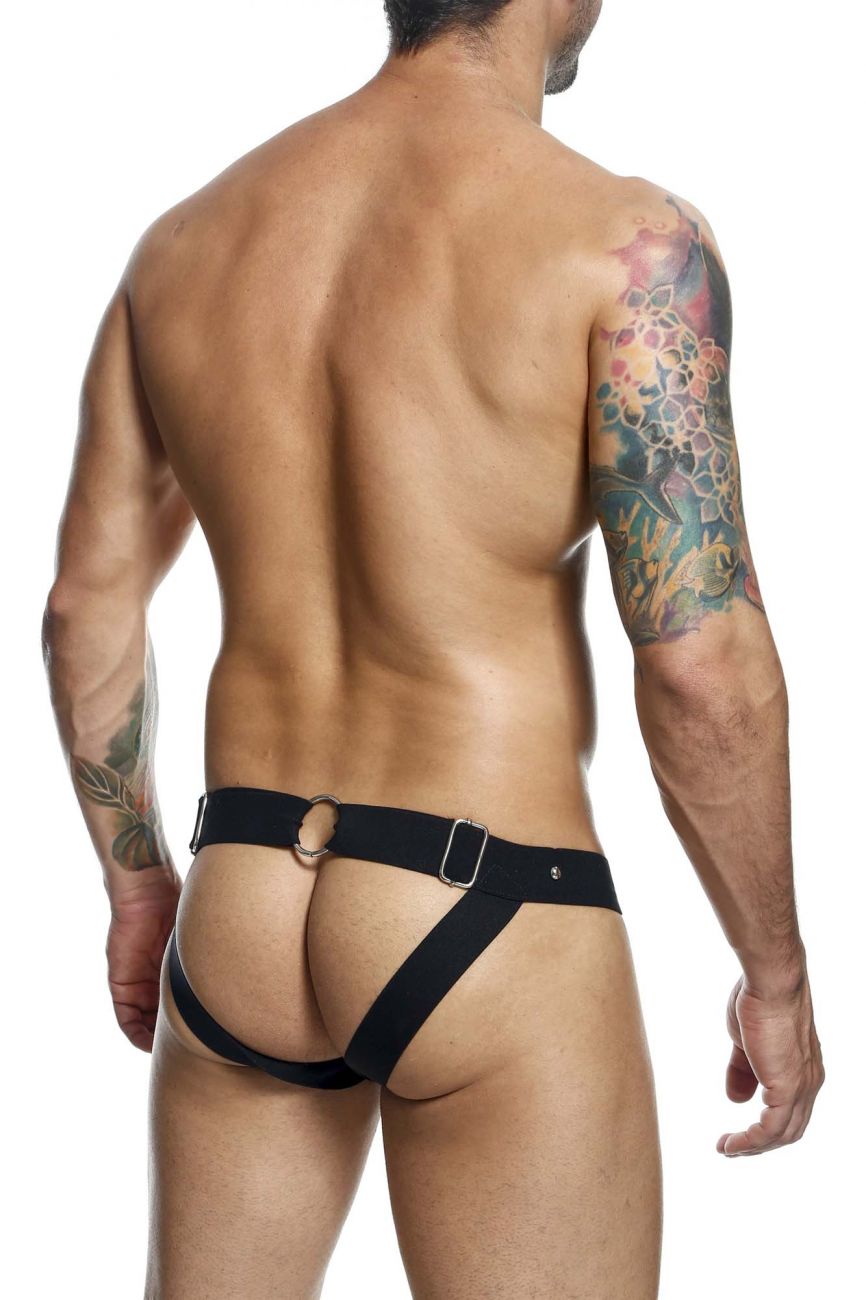 MaleBasics DMBL04 DNGEON Peakaboo Jockstrap Color Black