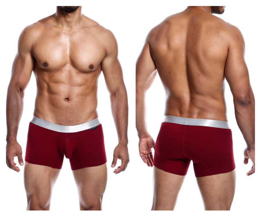 MaleBasics MB101 Classic Pima Trunks Color Wine