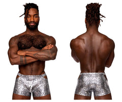 Male Power 153-282 S-naked Pouch Short Color Silver-Black