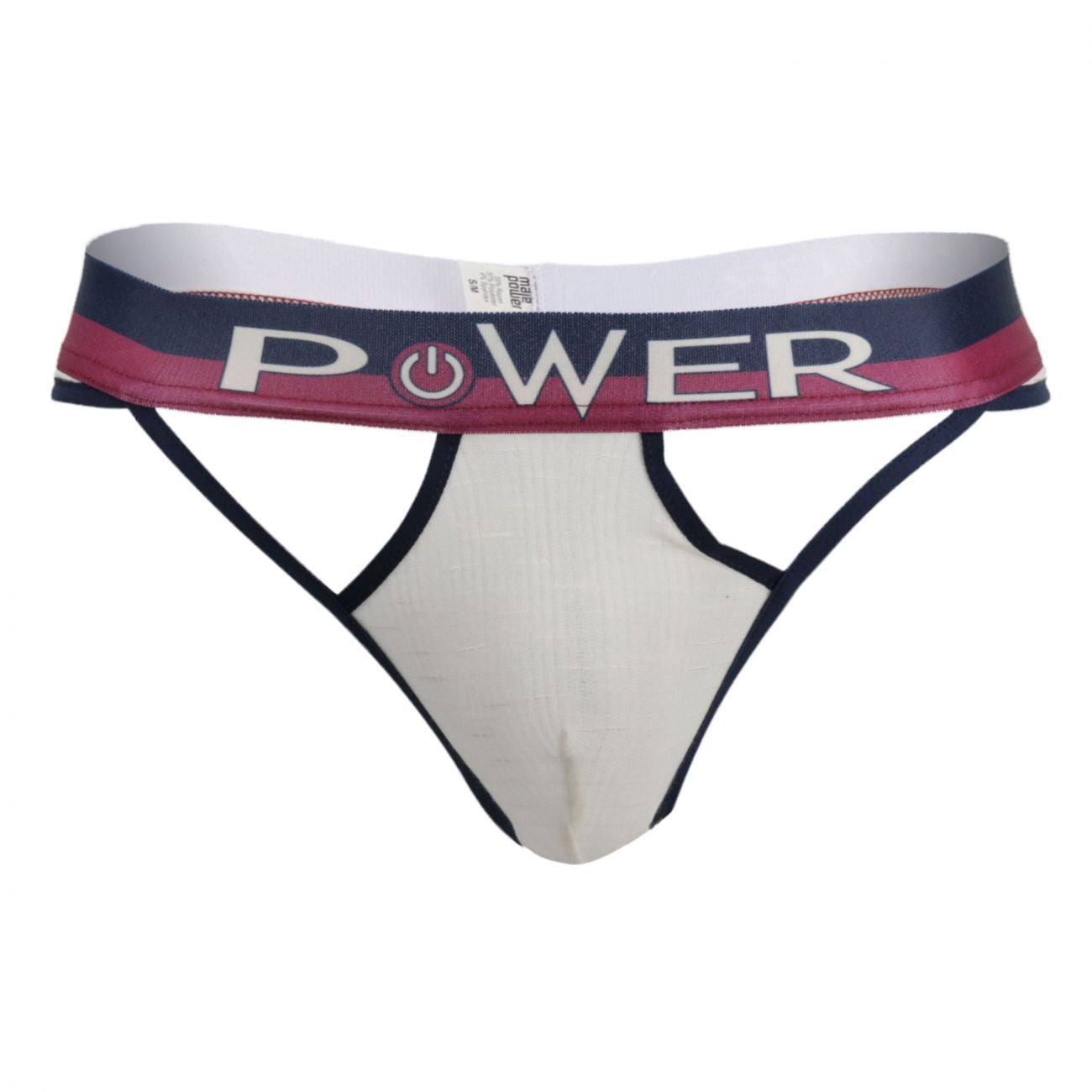 Male Power 237-246 French Terry Cutout Tangas Farbe Elfenbein