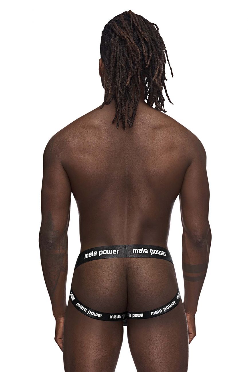 Male Power 345-267 Helm Jockstrap Farbe Schwarz