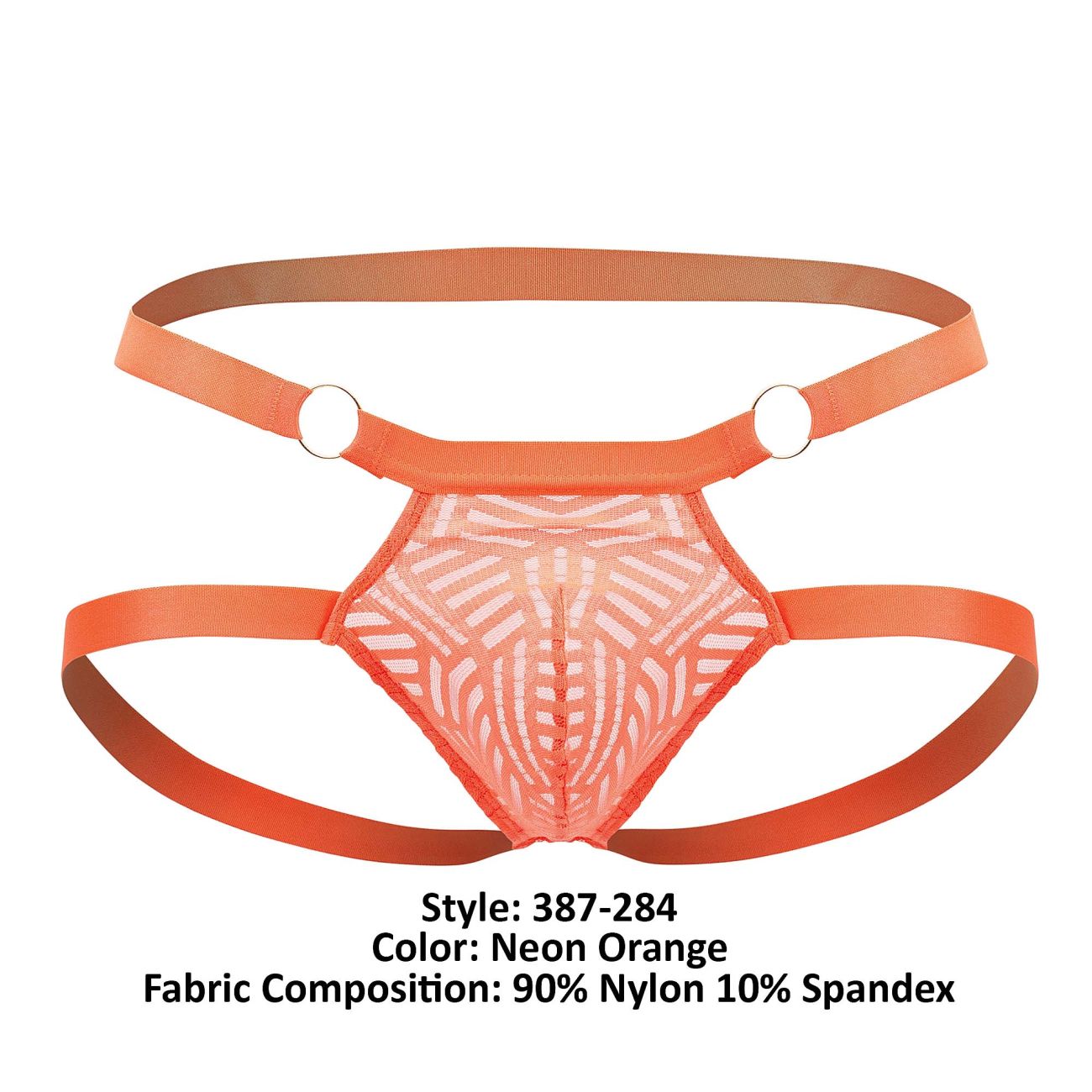 Jockstrap à anneau Rude Awakening Male Power 387-284 Couleur orange fluo