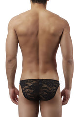 Male Power 491162 Stretch Lace Wonder Bikini Farbe Schwarz