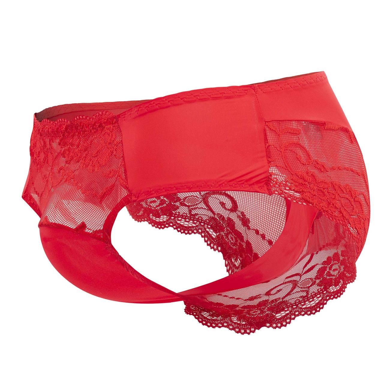 Male Power 492-280 Sassy Lace Bikini Einfarbig Beutel Farbe Rot