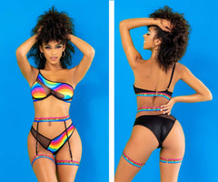 Ensemble de trois pièces Mapale 2720 Couleur Noir Imprimés