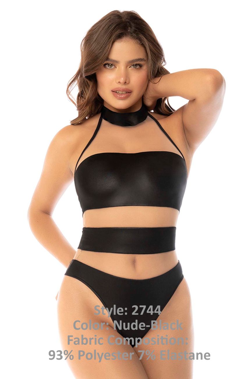 Body Mapale 2744 Kiki Couleur Nude-Noir