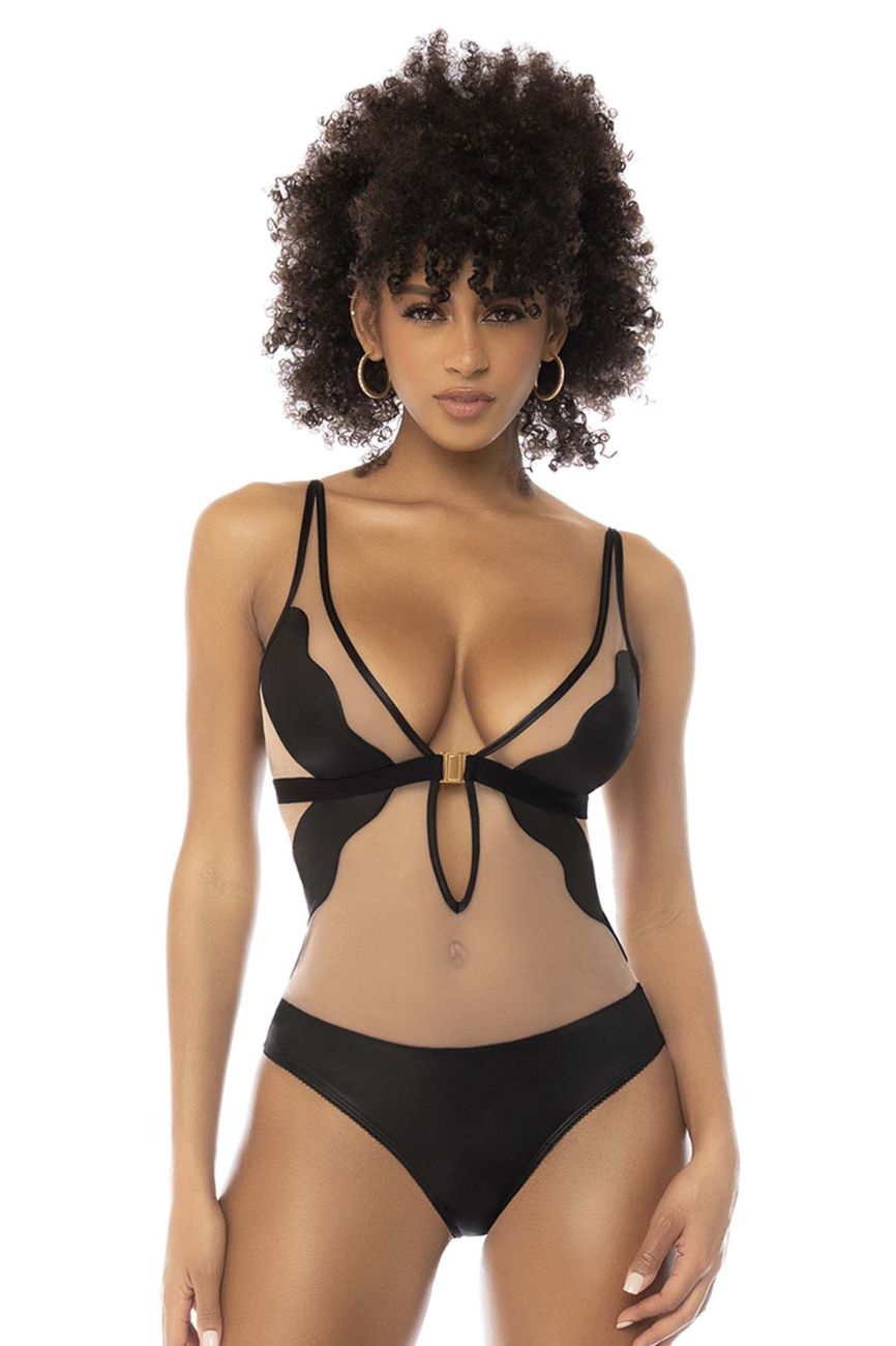 Body Mapale 2746 Fleur Couleur Nude-Noir