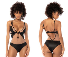 Body Mapale 2746 Fleur Couleur Nude-Noir