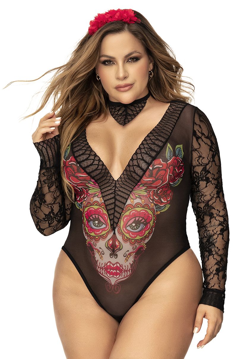 Mapale 60008X Costume Sexy Catrina Color Only Color