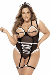 Costume Mapale 6465X Femme de chambre française Couleur uniquement Couleur