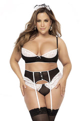 Costume Mapale 6466X Femme de chambre française Couleur uniquement