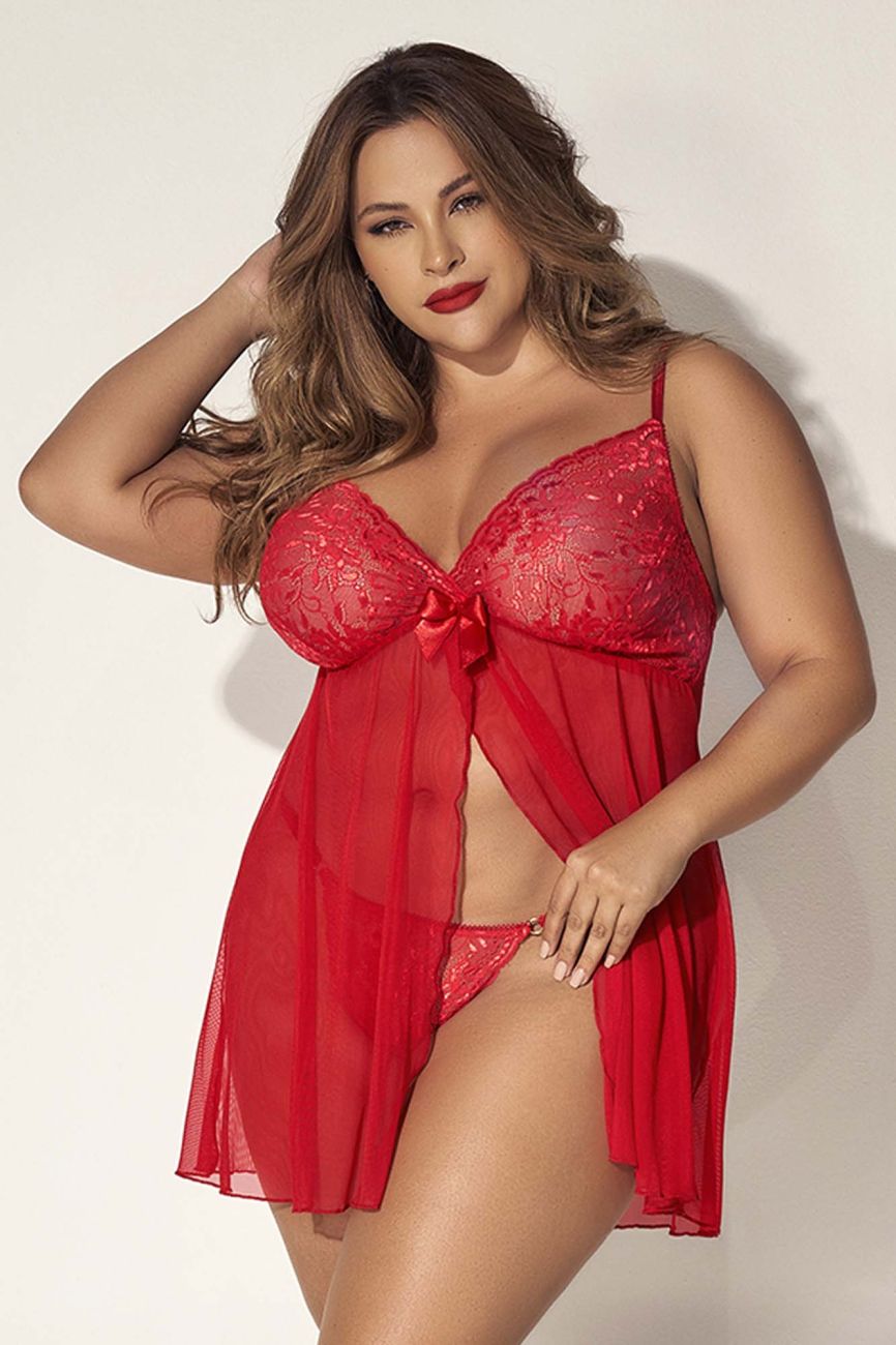 Mapale 7501X Babydoll Farbe Rot