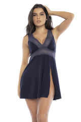 Mapale 7515 Sleep Chemise Color Navy