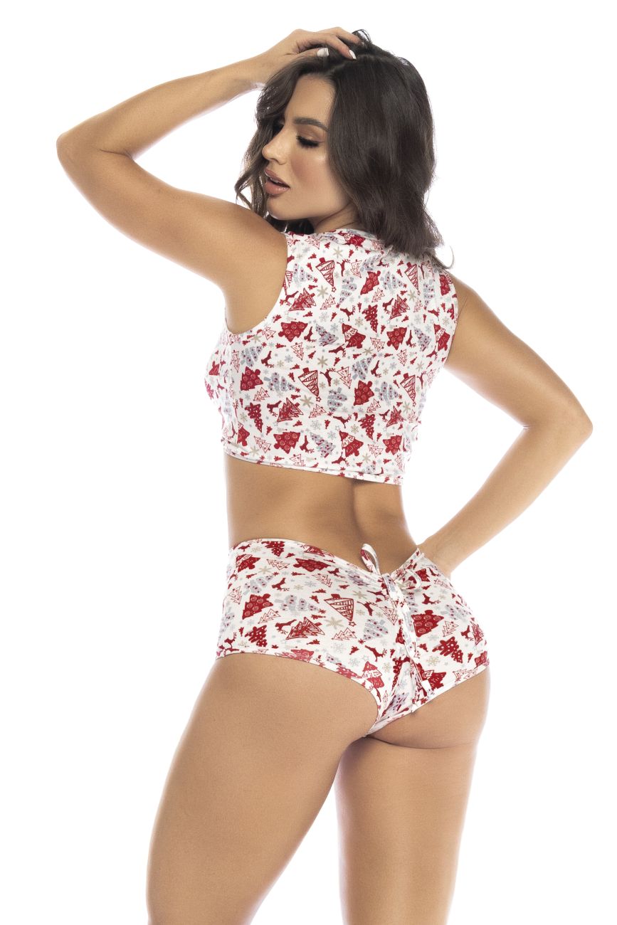 Ensemble pyjama deux pièces Mapale 7531 haut et short couleur imprimé vacances