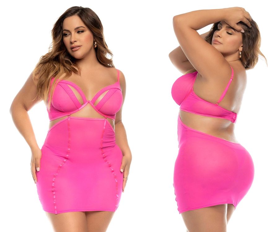 Mapale 7542X Arcadia 2 in 1 Babydoll Plus Farbe Hot Pink