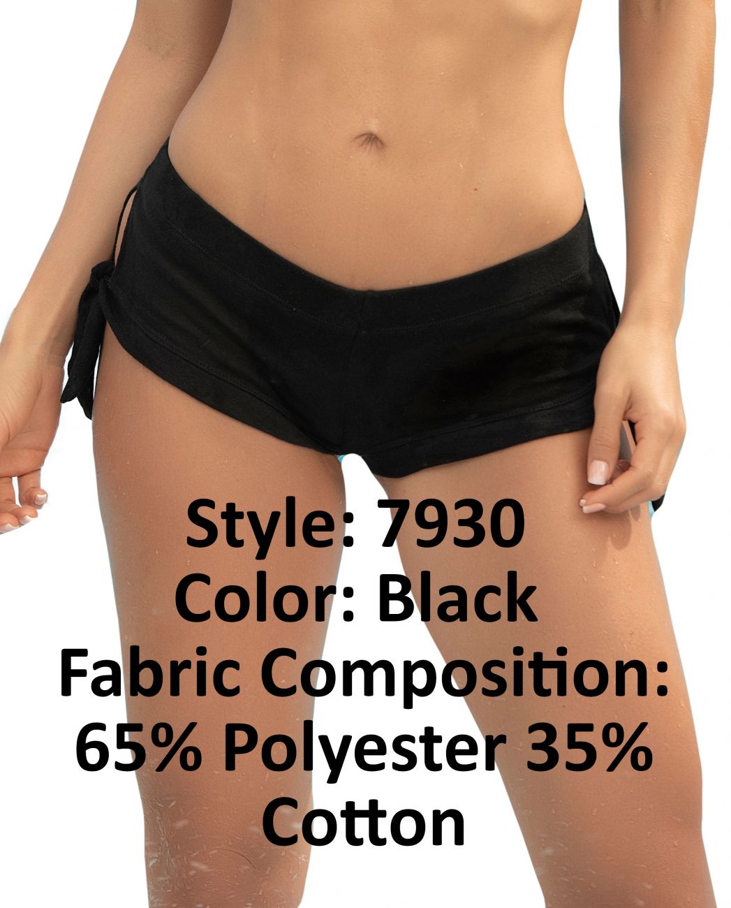 Mapale 7930 Strandshorts Farbe Schwarz