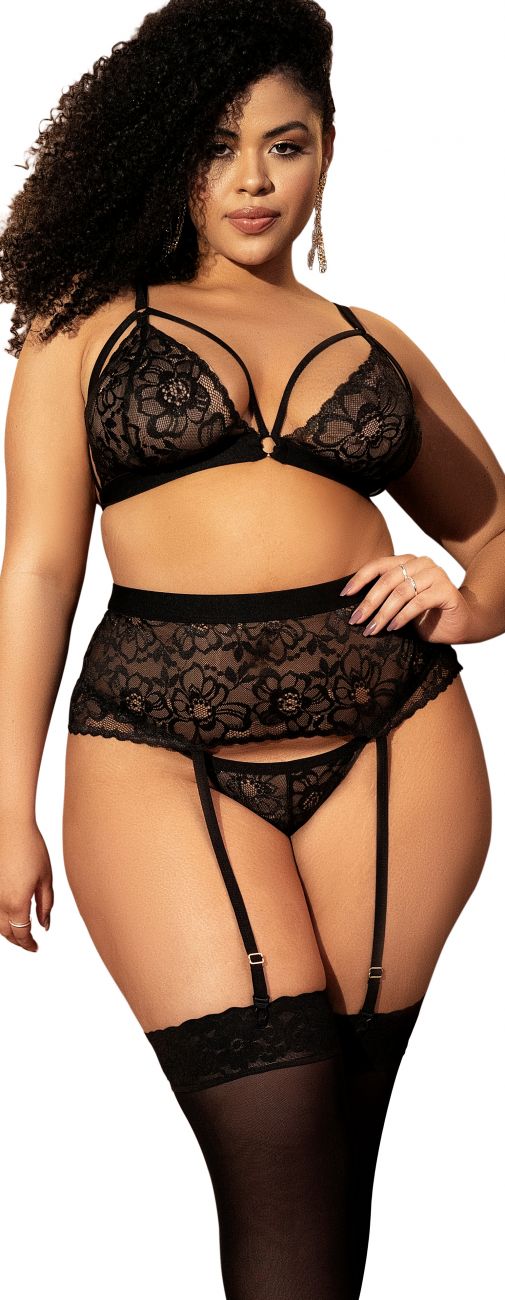 Ensemble de trois pièces Mapale 8561X Couleur Noir