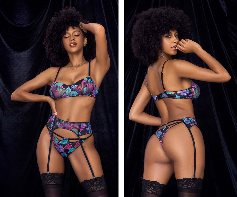 Ensemble trois pièces Mapale 8770 Color Dream Flower Print