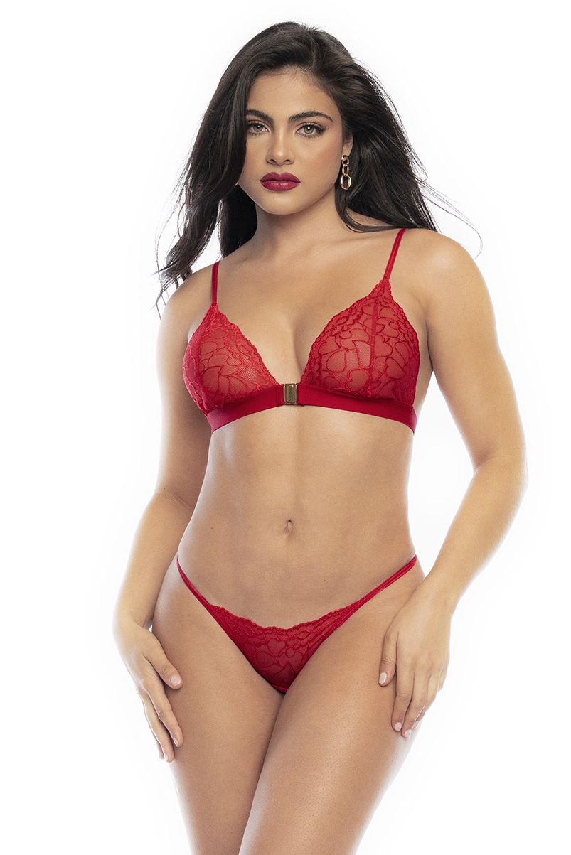 Mapale 8813 Dreiteiliges Set Farbe Rot