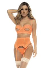 Mapale 8828 Sasha Dreiteiliges Set Farbe Hot Orange