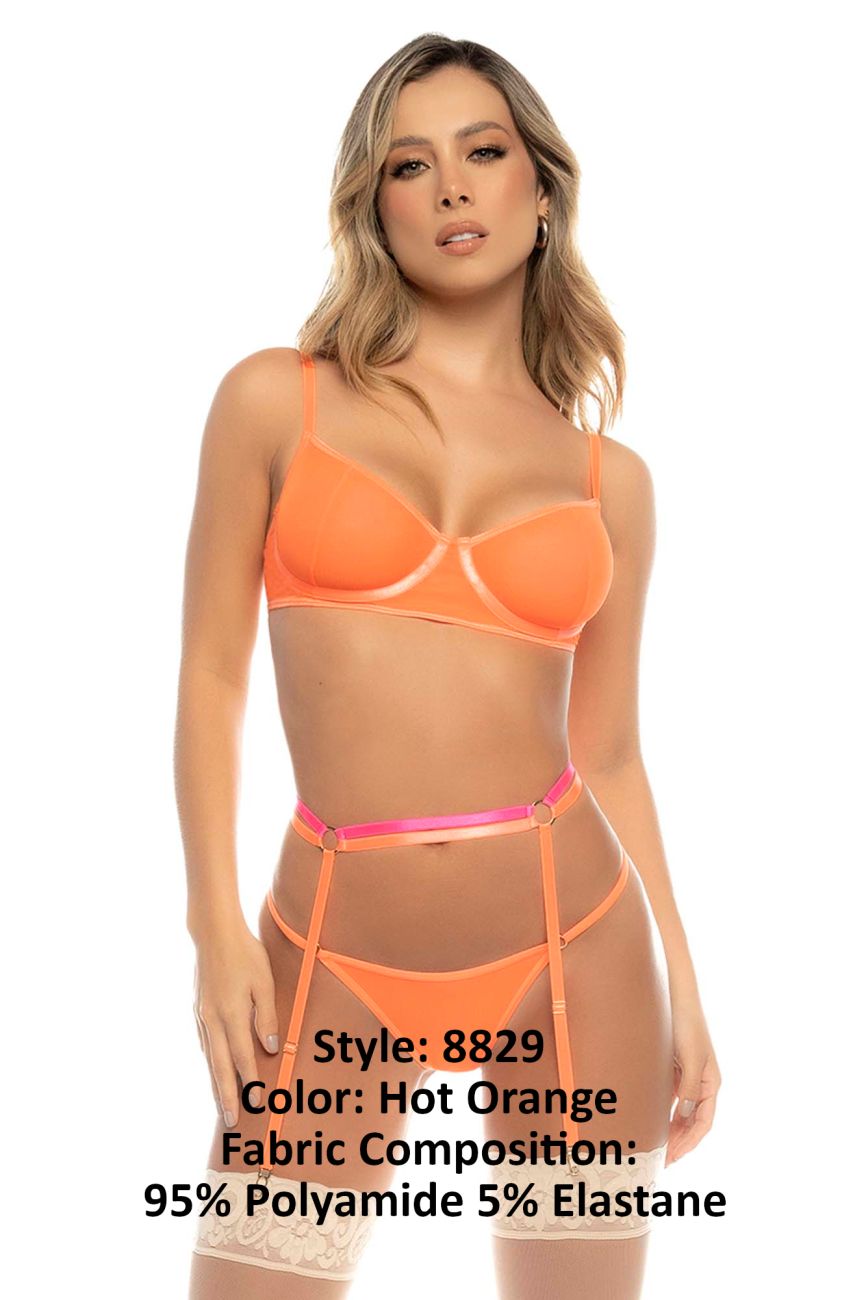 Mapale 8829 Aurelia Dreiteiliges Set Farbe Hot Orange