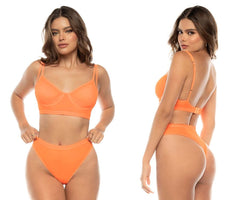 Mapale 8830 Margo Zweiteiliges Set Farbe Hot Orange